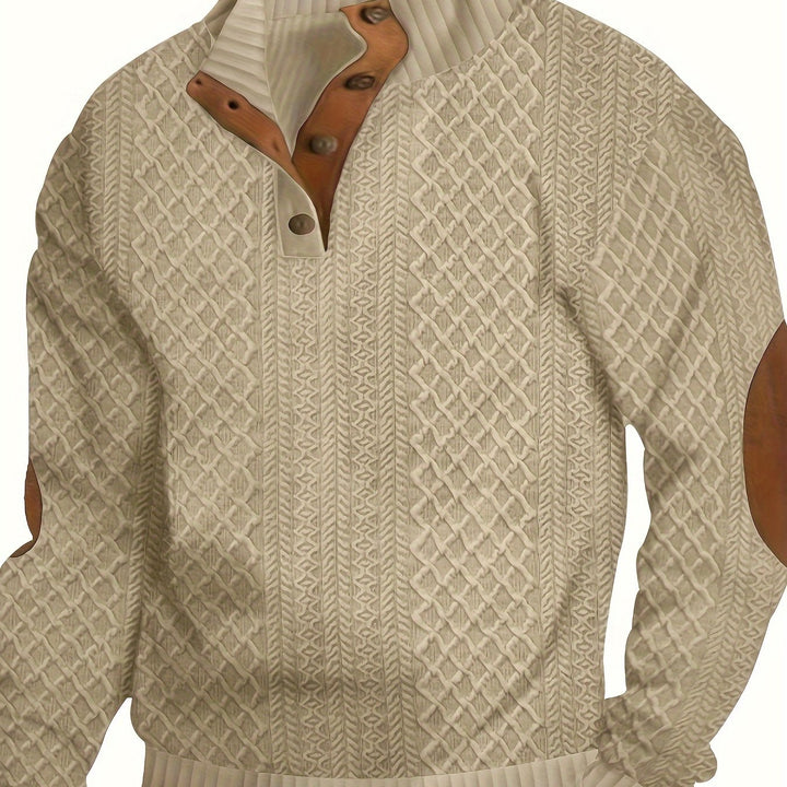 Men’s Jacquard Knit Jumper