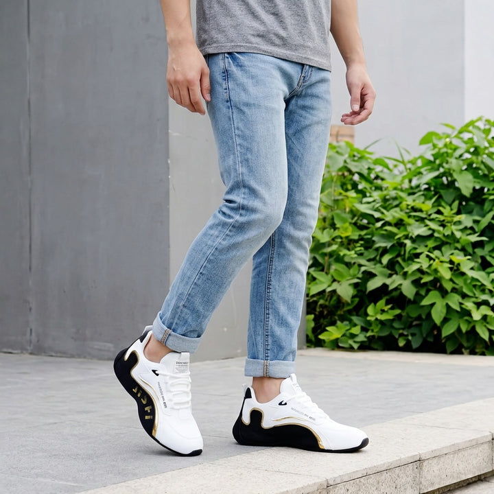 Men’s Casual Lace-Up Trainers