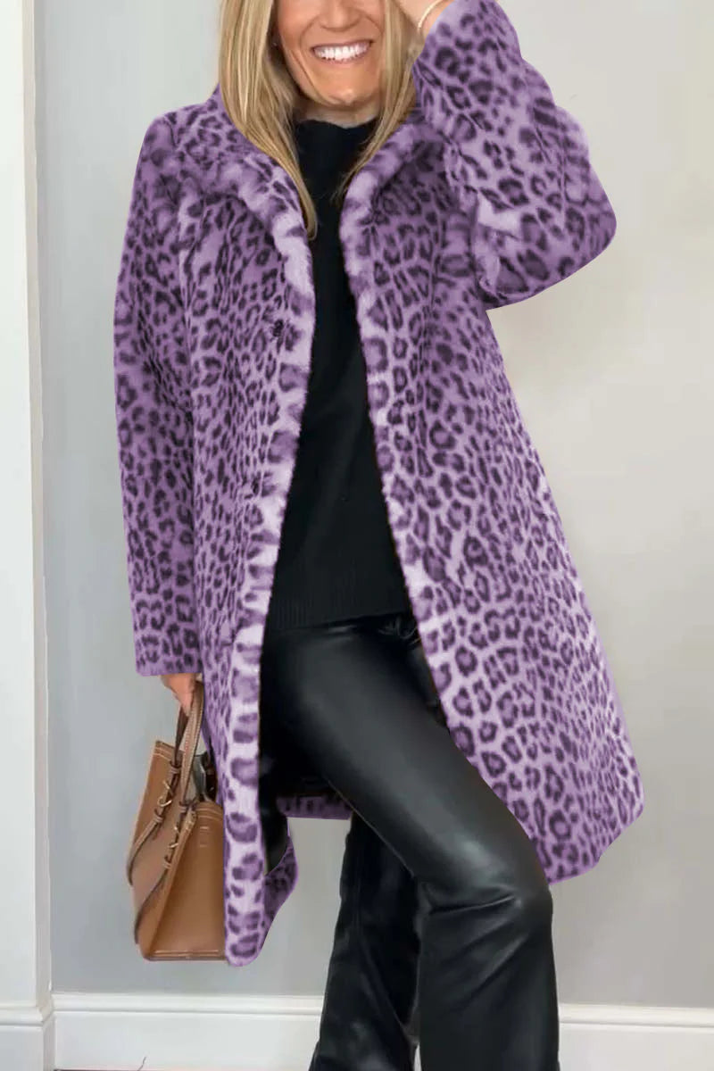 Halley - Leopard Print Coat