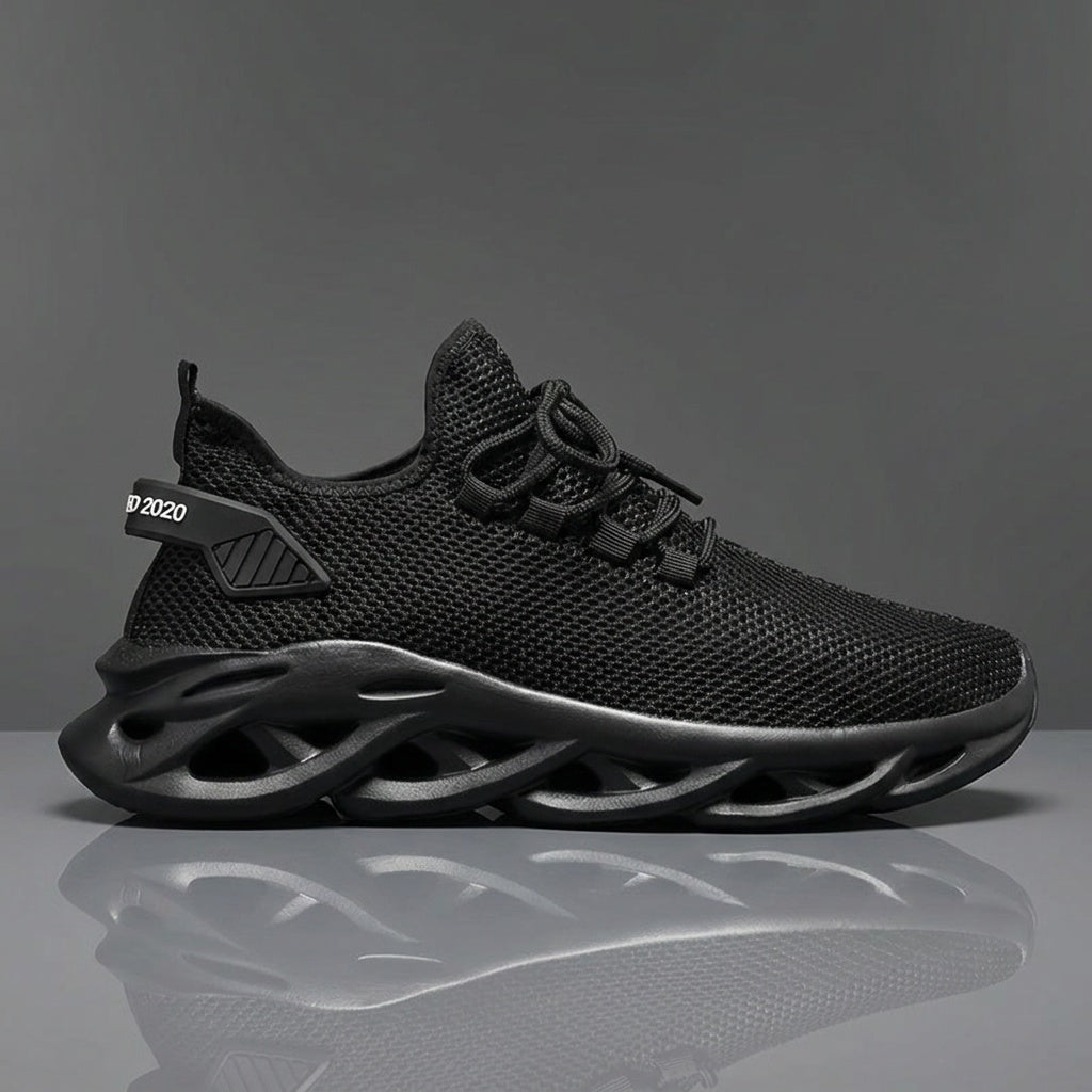 [Men's Running Shoes] Men's Lightweight Breathable Mesh Running Shoes - Large Size Fashion Casual Sports Shoes