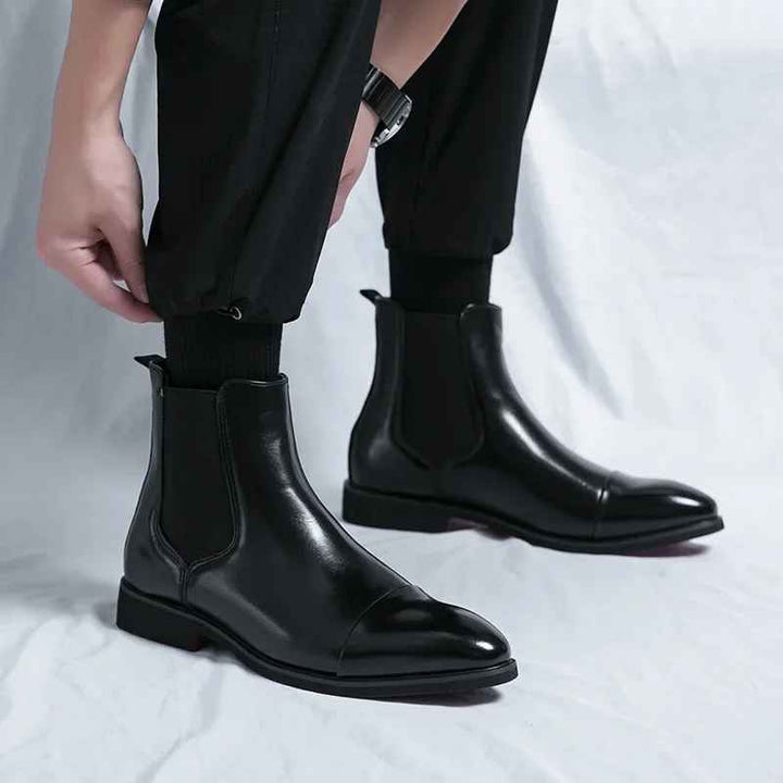 Men`s Calvino Leather Chelsea Boots