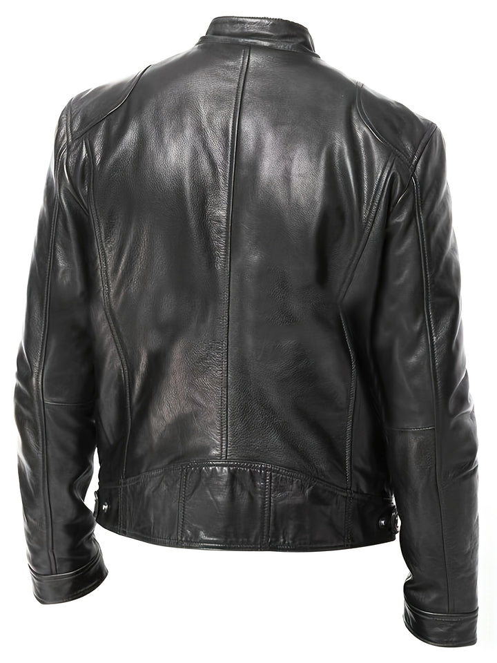 Men’s PU Motorcycle Jacket