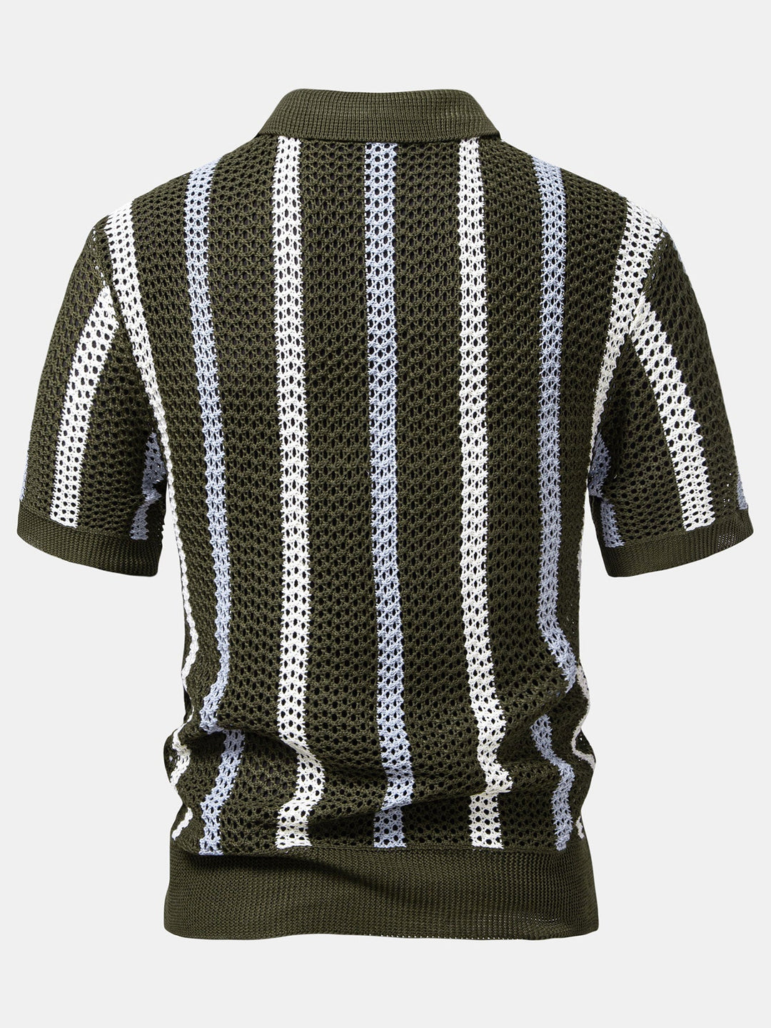 Men’s Casual Knit Polo Set