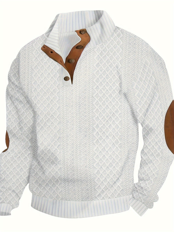 Men’s Jacquard Knit Jumper