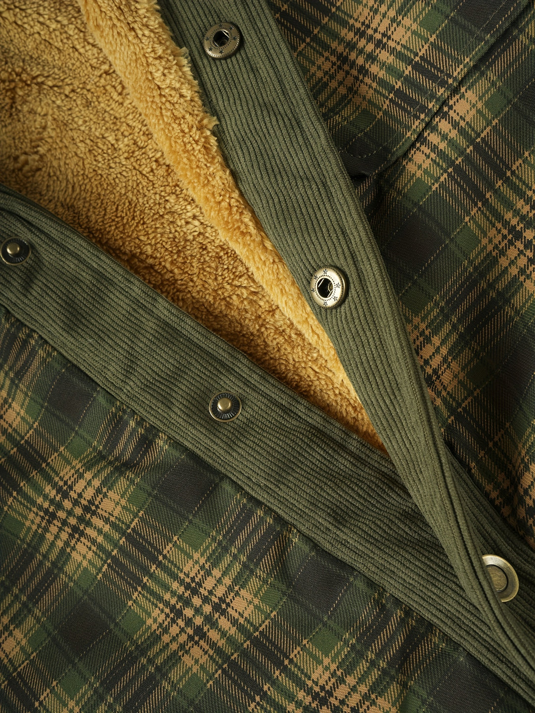 Men’s Fleece-Lined Plaid Jacket