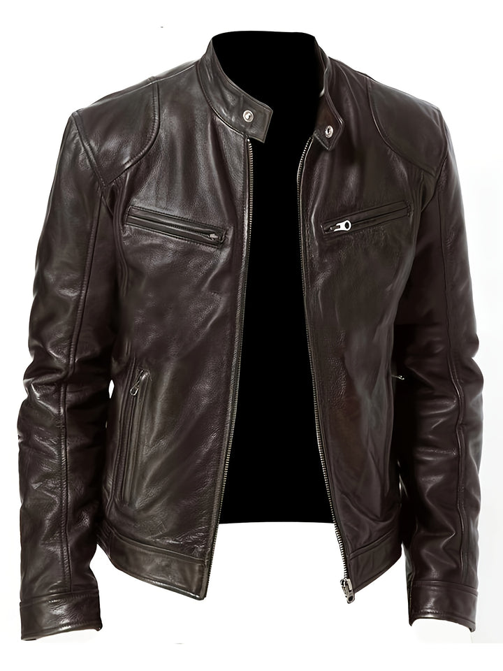 Men’s PU Motorcycle Jacket