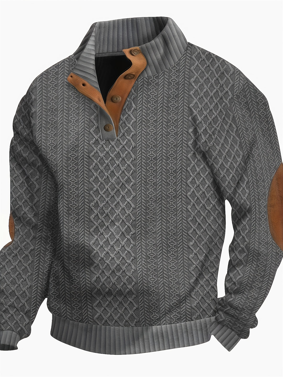 Men’s Jacquard Knit Jumper