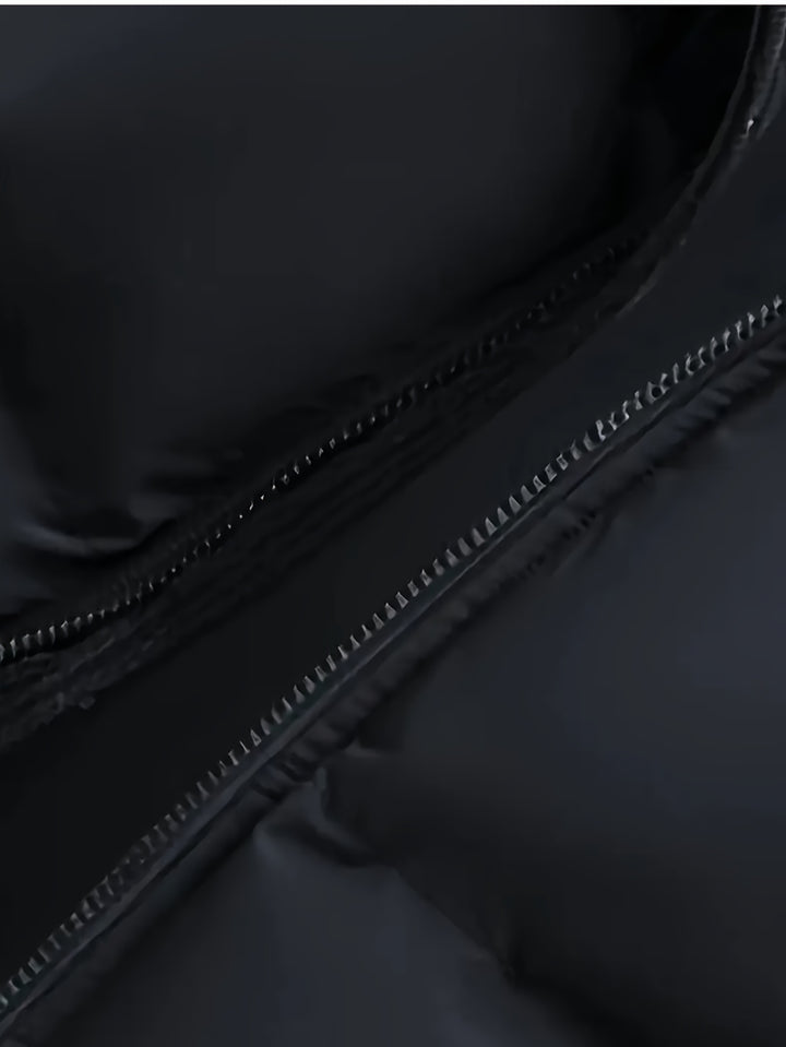 Men’s Thick Padded Winter Jacket – Hooded Warm Coat