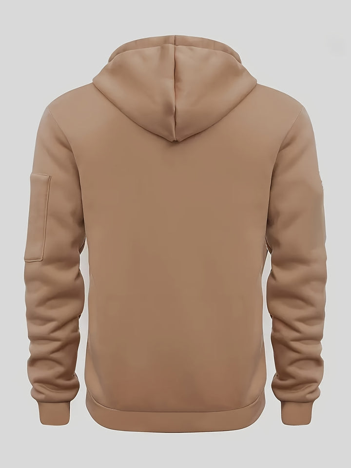 (Pearson OBM) European and American Fashion Casual Autumn/Winter Zip-Up Long Sleeve Unisex Sweatshirt for Running, Training, Outdoor Warmth, and Fitness Jacket