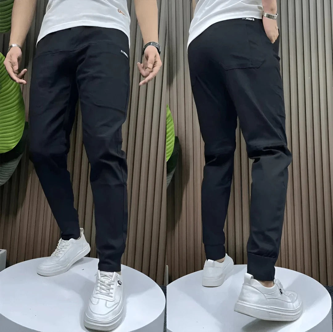 Men’s Stretch Chino Trousers – Slim Fit Smart Casual Pants