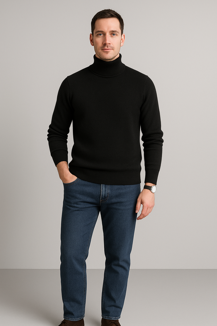 Nick™ | Warm Knitted Turtleneck Sweater