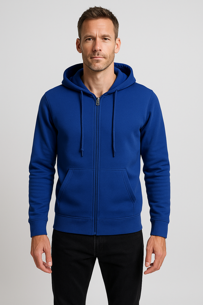 Edward™-  Sweatshirt Jacket Hoodie with Zipper.
