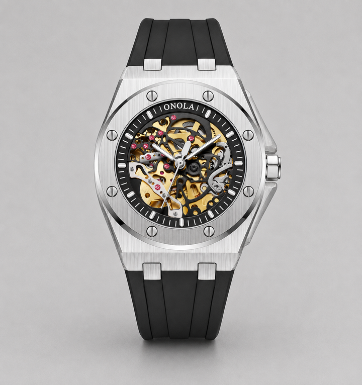 Men’s Skeleton Automatic Watch