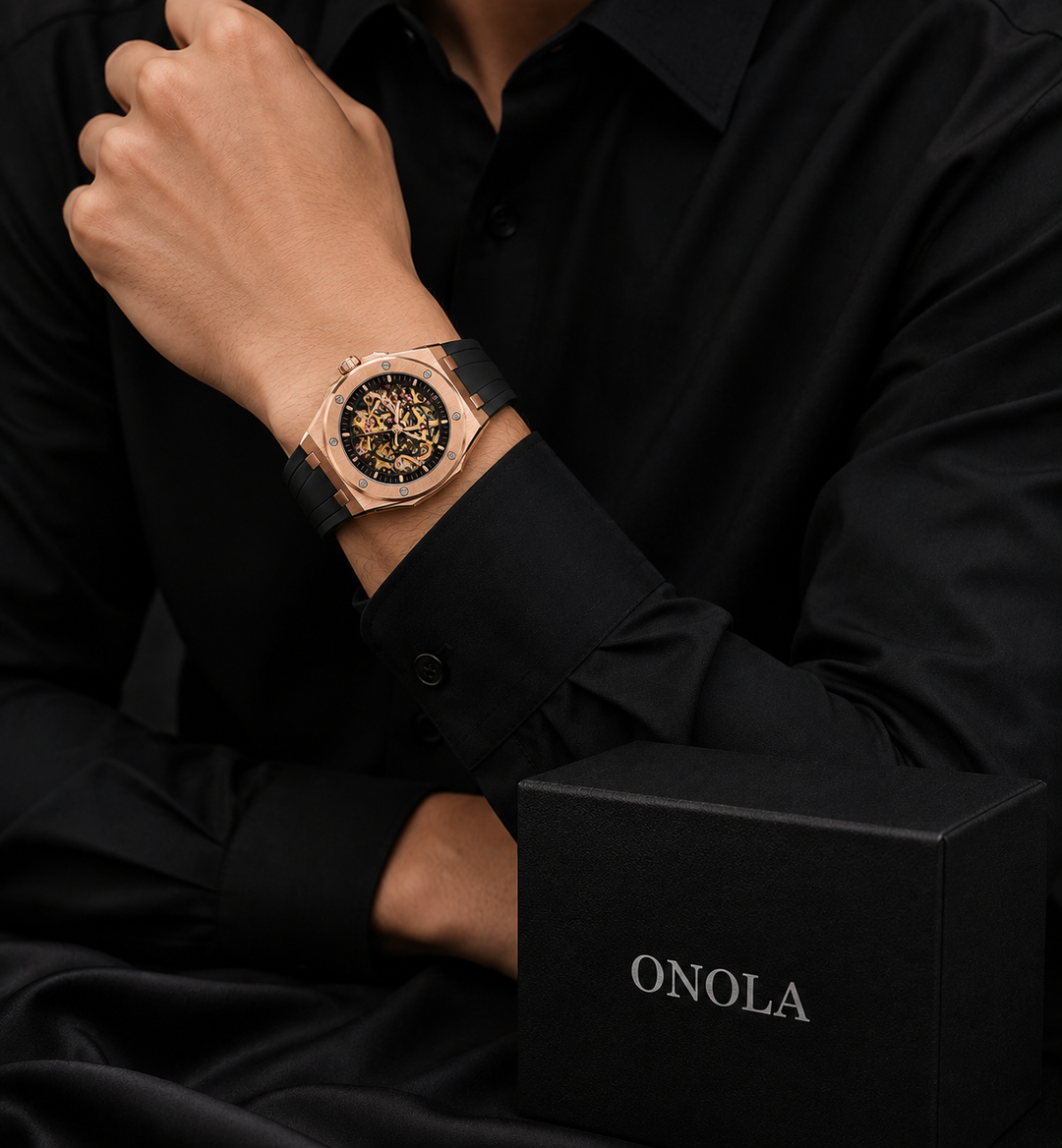 Men’s Skeleton Automatic Watch