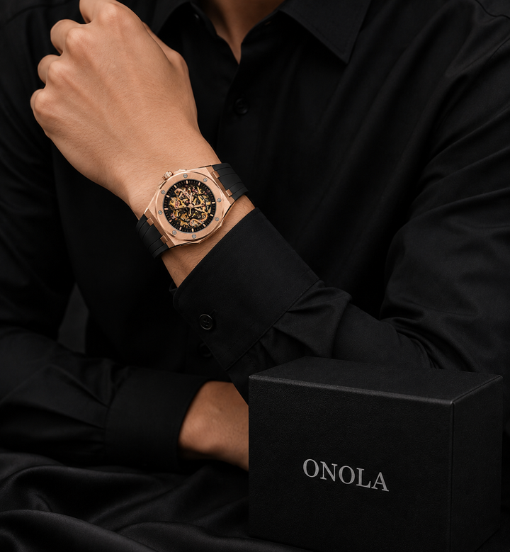 Men’s Skeleton Automatic Watch