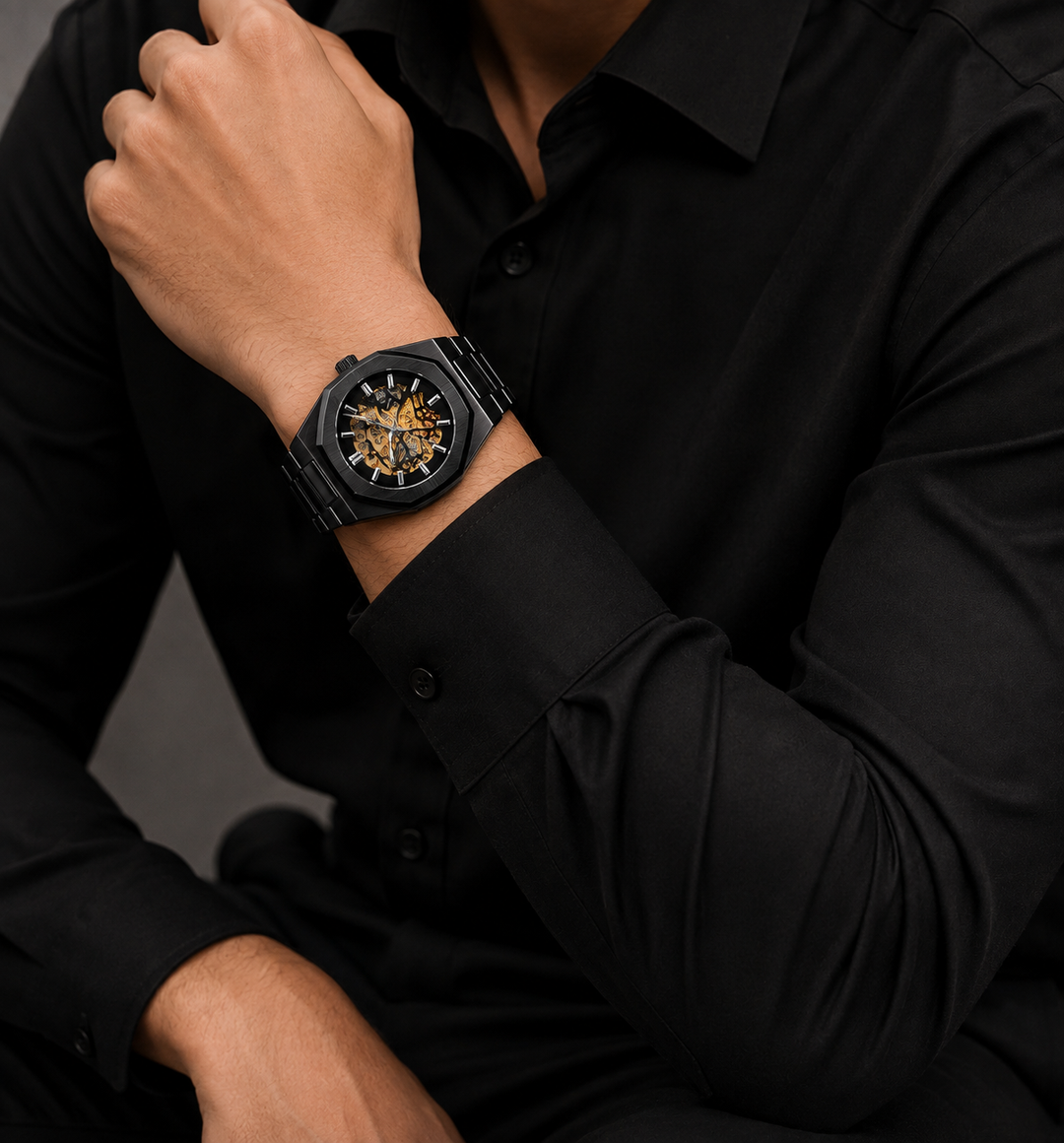 Men’s Automatic Skeleton Mechanical Watch