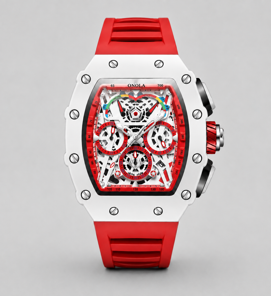 Men’s Apex Skeleton Chronograph Watch