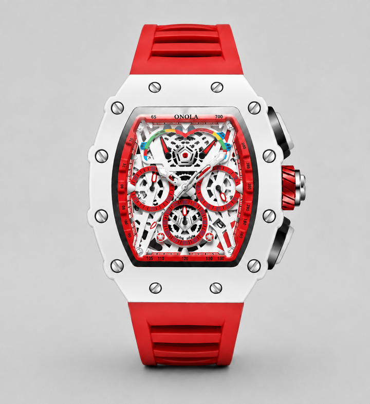 Men’s Apex Skeleton Chronograph Watch