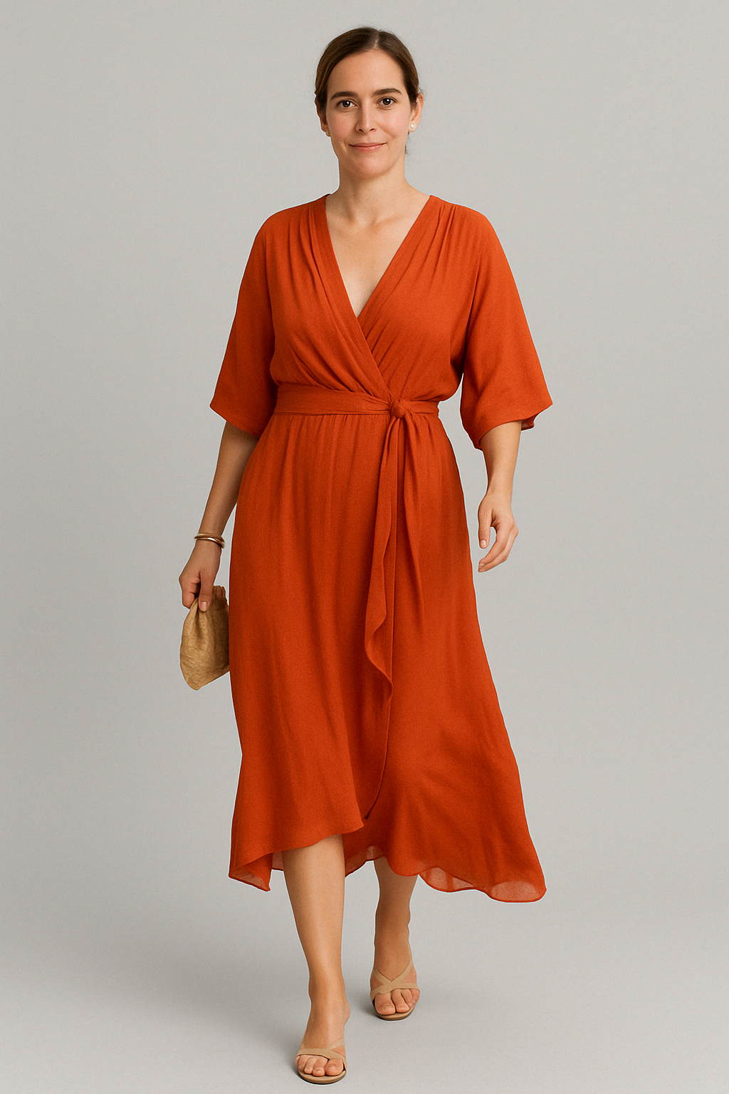 SERENA™ - V - NECK CHIFFON DRESS