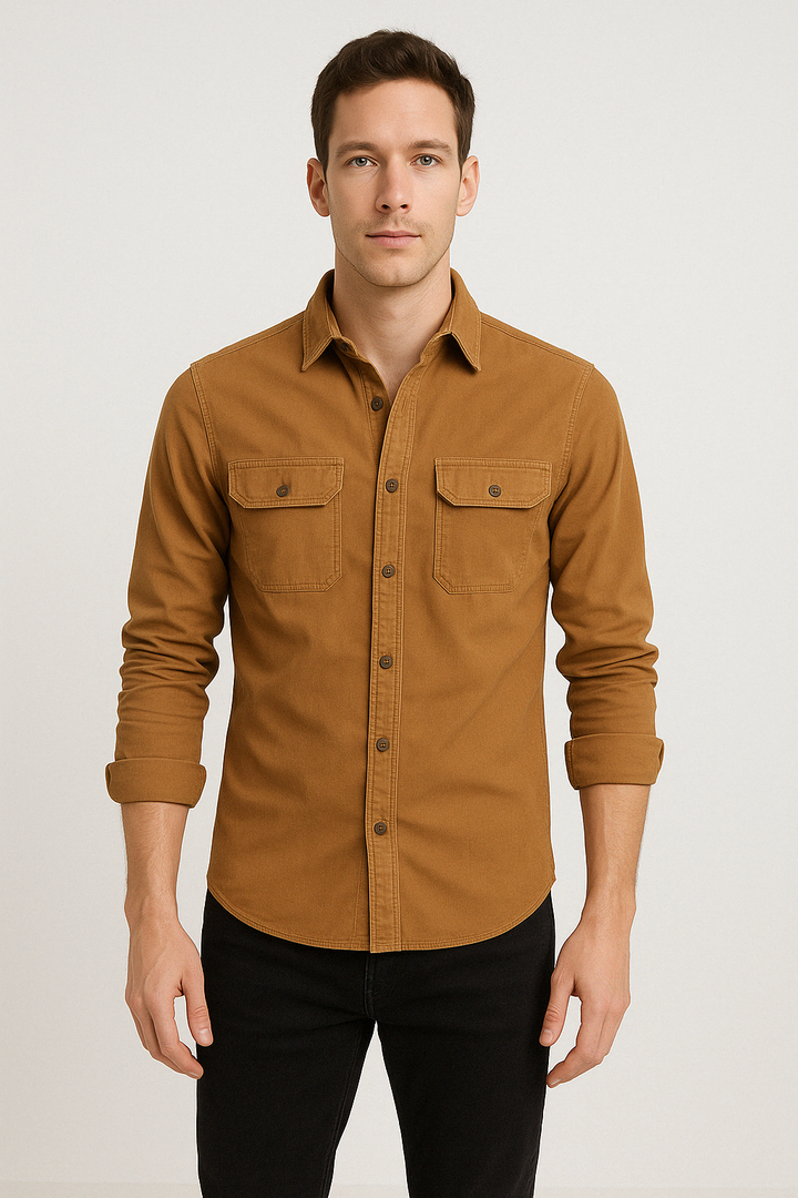 TUCKER™ - Corduroy 100% Cotton Shirt.
