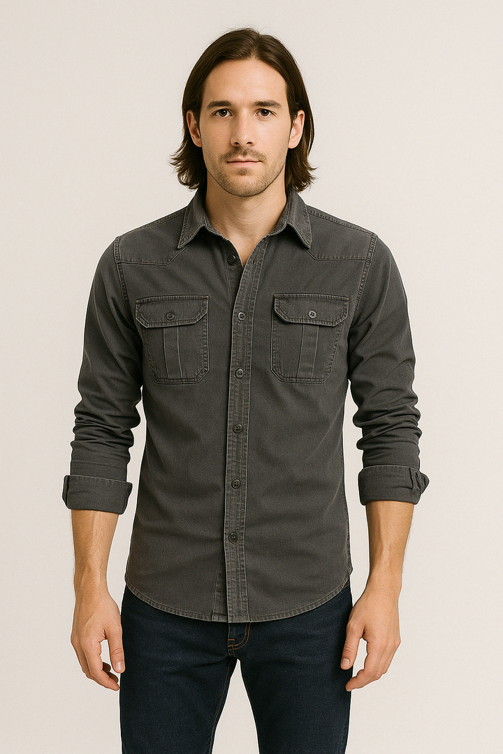 TUCKER™ - Corduroy 100% Cotton Shirt.