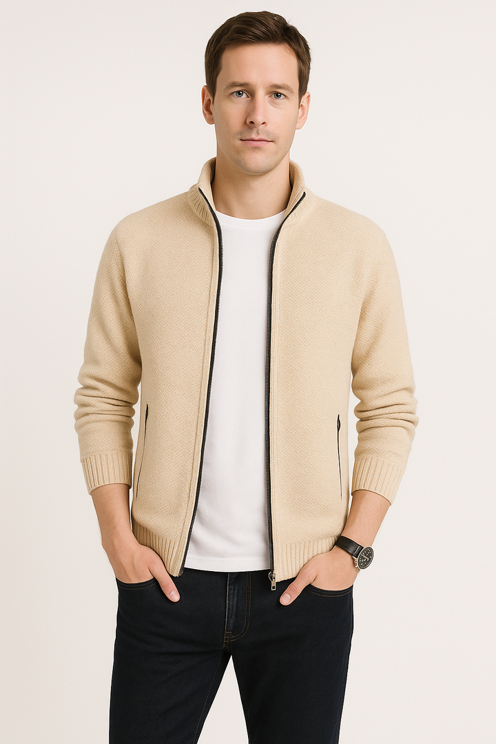 Logan - Slim Solid Cardigan
