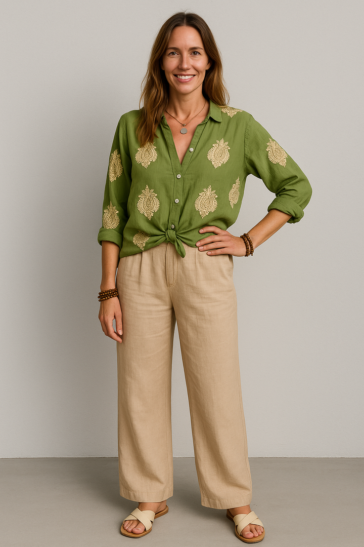 Alaina™ - Printed Blouse