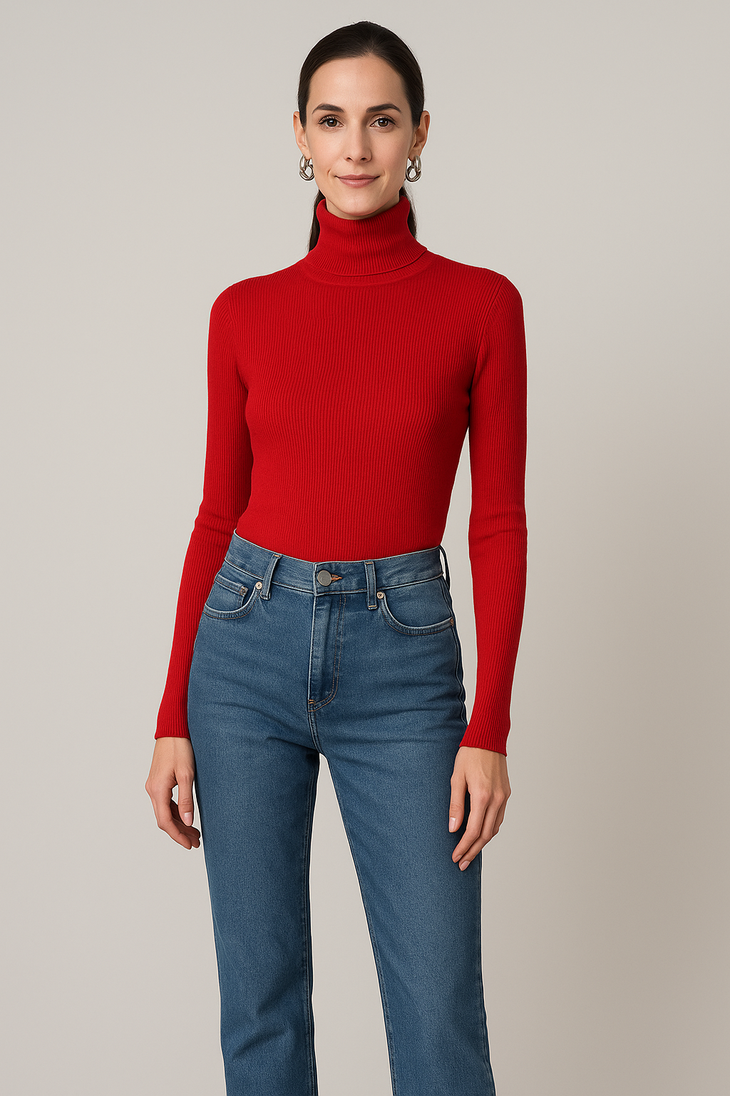 Janet™ | Winter Cashmere Turtleneck Sweater