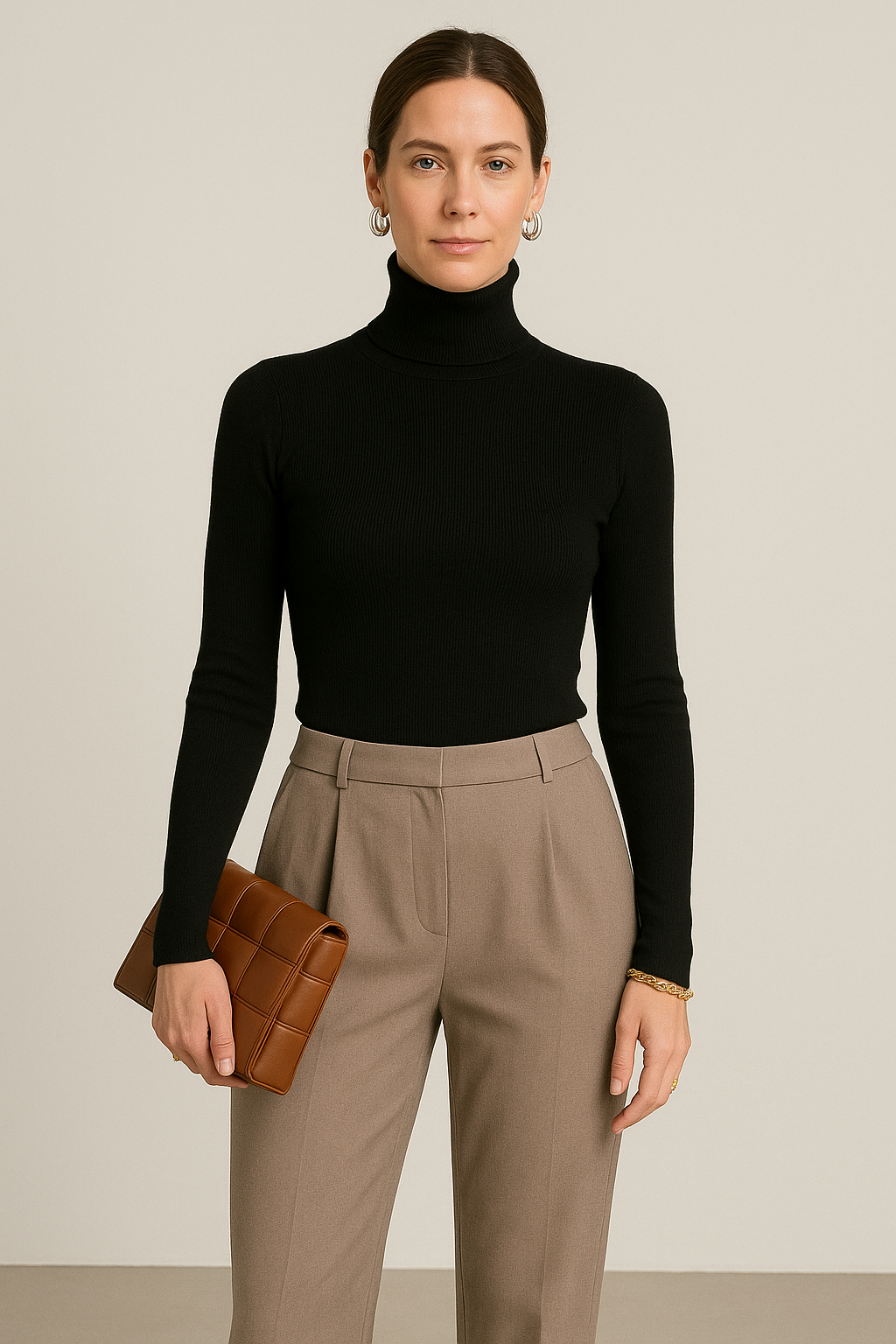 Janet™ | Winter Cashmere Turtleneck Sweater