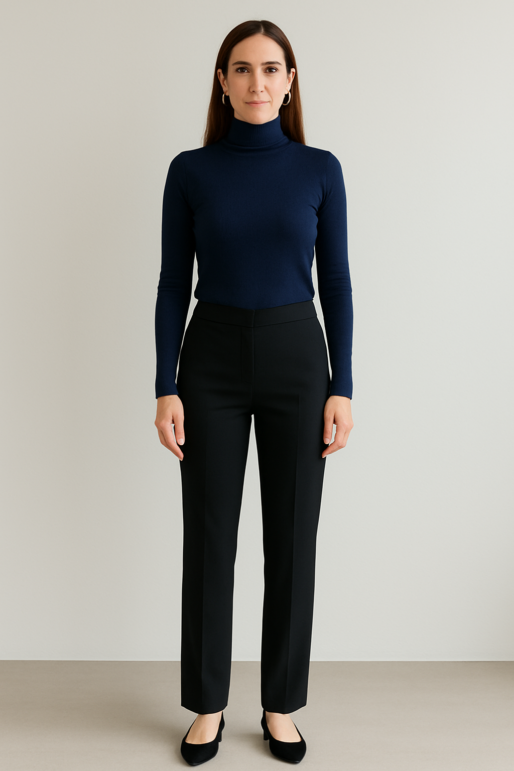 Janet™ | Winter Cashmere Turtleneck Sweater