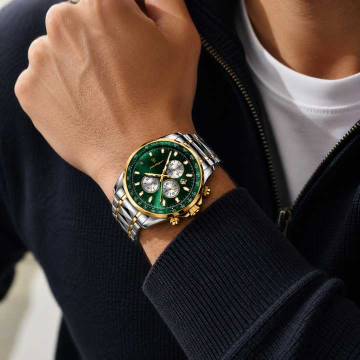 Men's Luxury Chronograph Watch.