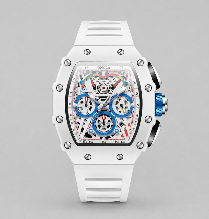 Men’s Apex Skeleton Chronograph Watch