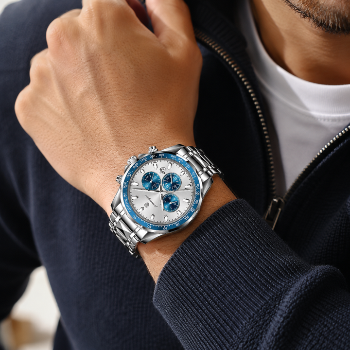 Men's Luxury Chronograph Watch.