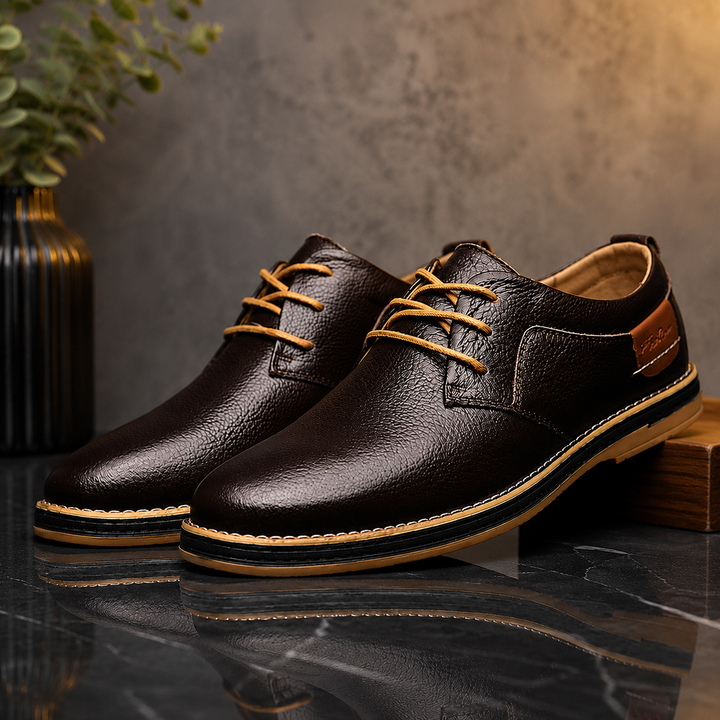 Men’s Smart Casual Trainers – Clean Lace-Up Sneakers