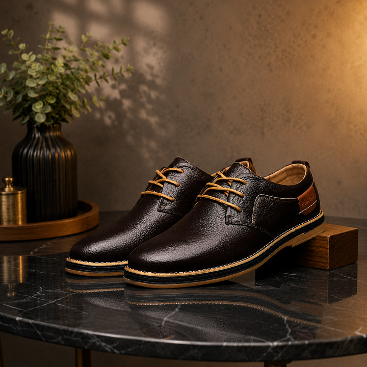 Men’s Smart Casual Trainers – Clean Lace-Up Sneakers