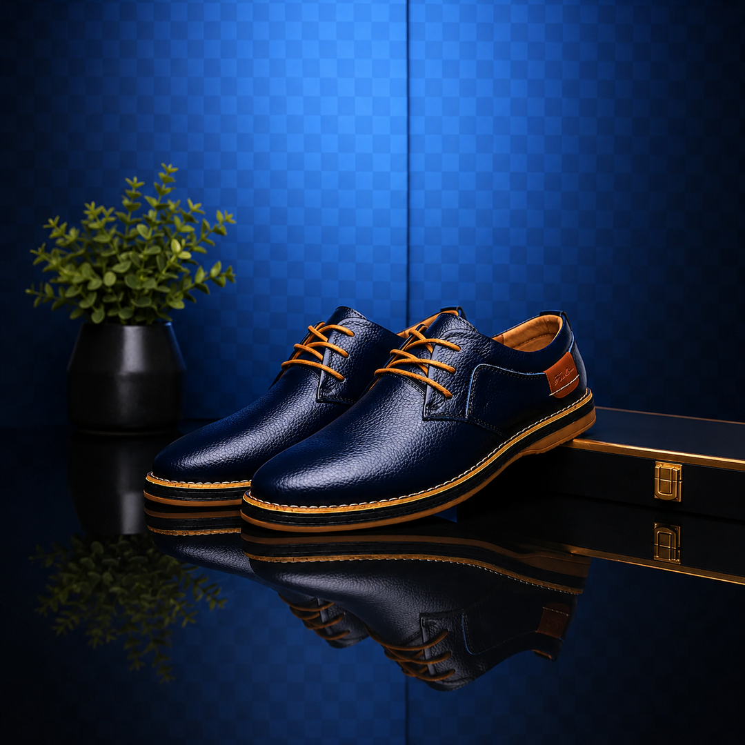 Men’s Smart Casual Trainers – Clean Lace-Up Sneakers