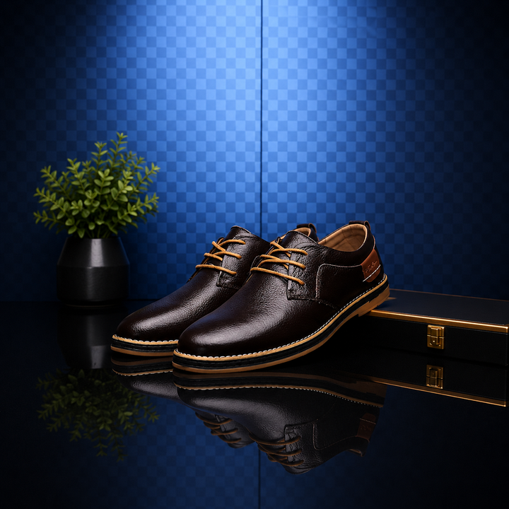 Men’s Smart Casual Trainers – Clean Lace-Up Sneakers