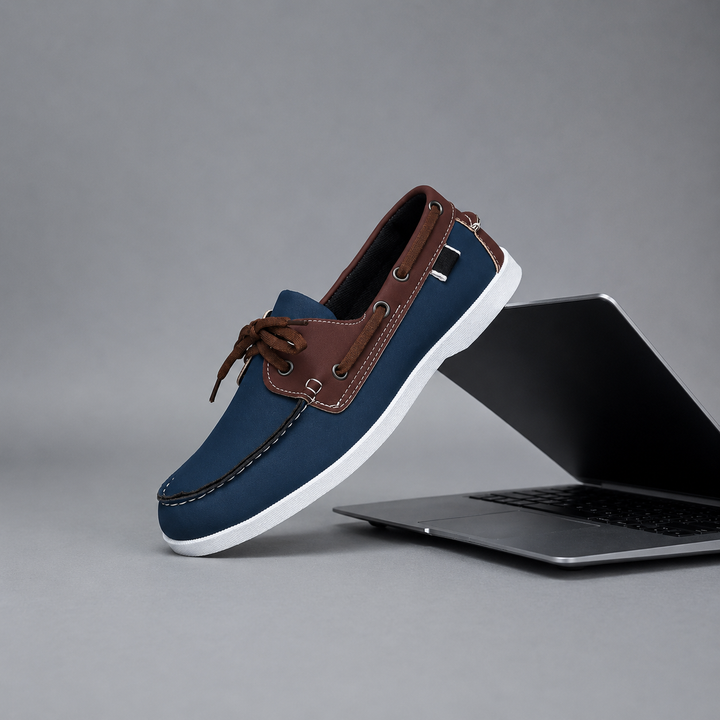 Men’s Knit Trainers – Lightweight Casual Lace-Up Sneakers