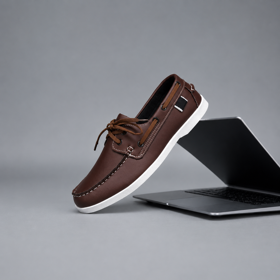 Men’s Knit Trainers – Lightweight Casual Lace-Up Sneakers