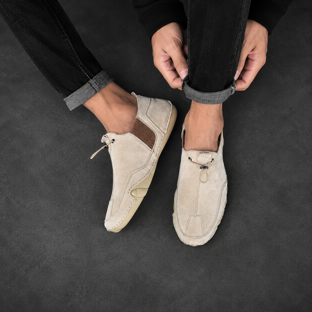 Men’s Knit Trainers – Lightweight Casual Lace-Up Sneakers