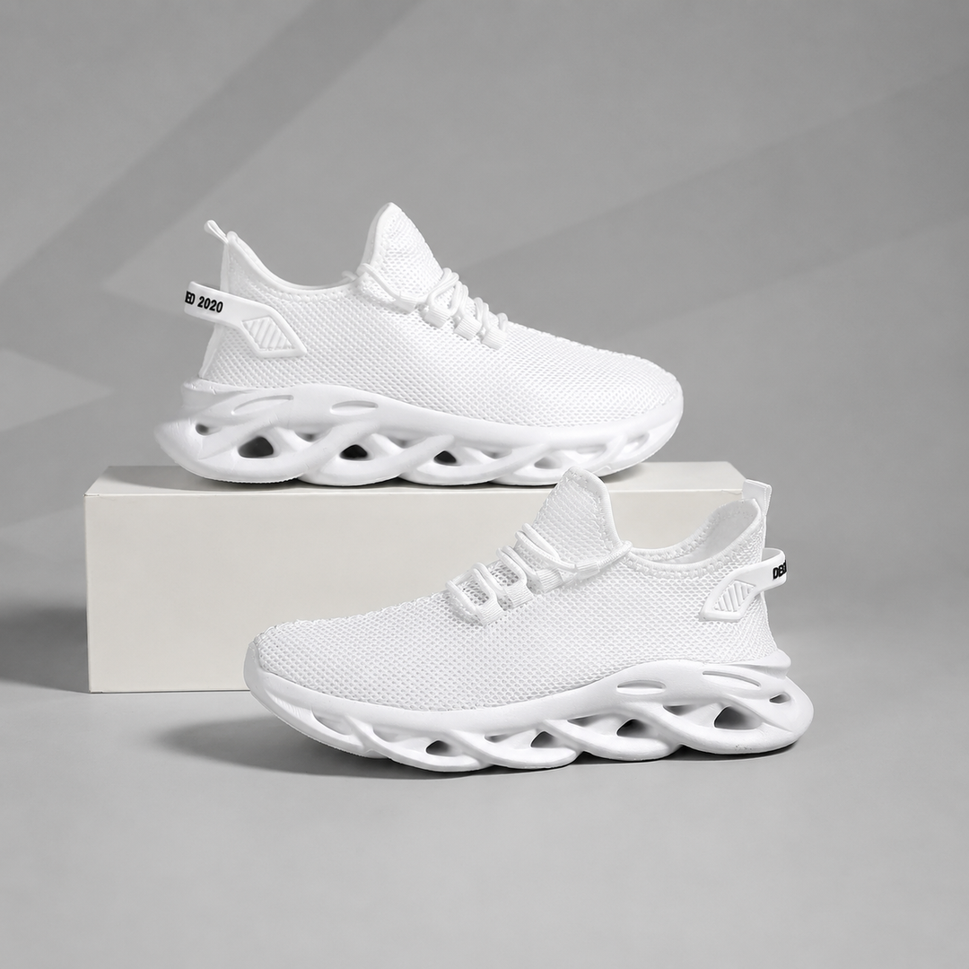 Men’s Knit Trainers – Lightweight Comfortable Casual Sneakers