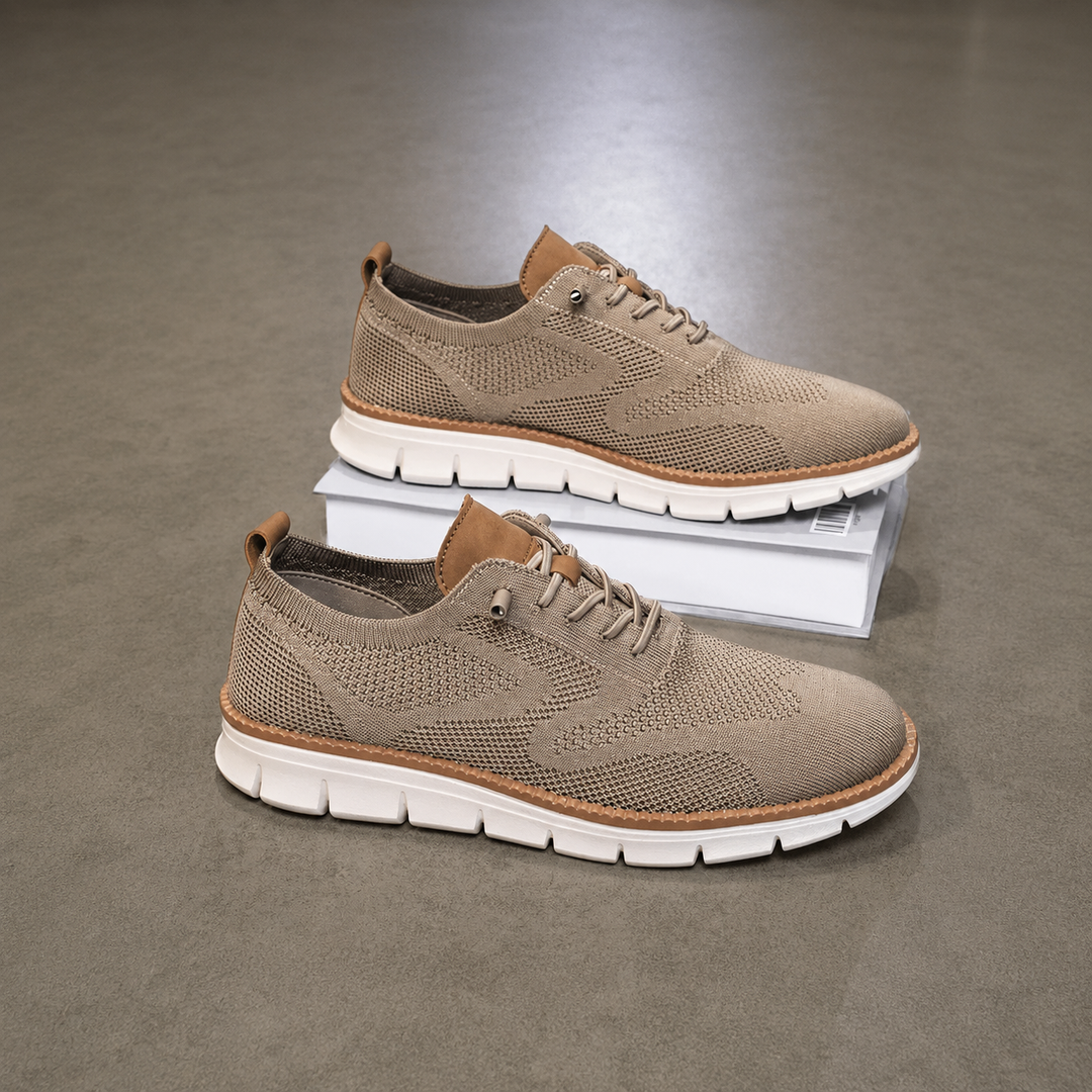 Men’s Knit Trainers – Lightweight Flexible Casual Sneakers