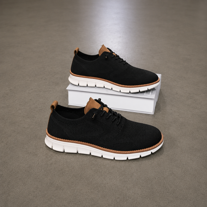 Men’s Knit Trainers – Lightweight Flexible Casual Sneakers