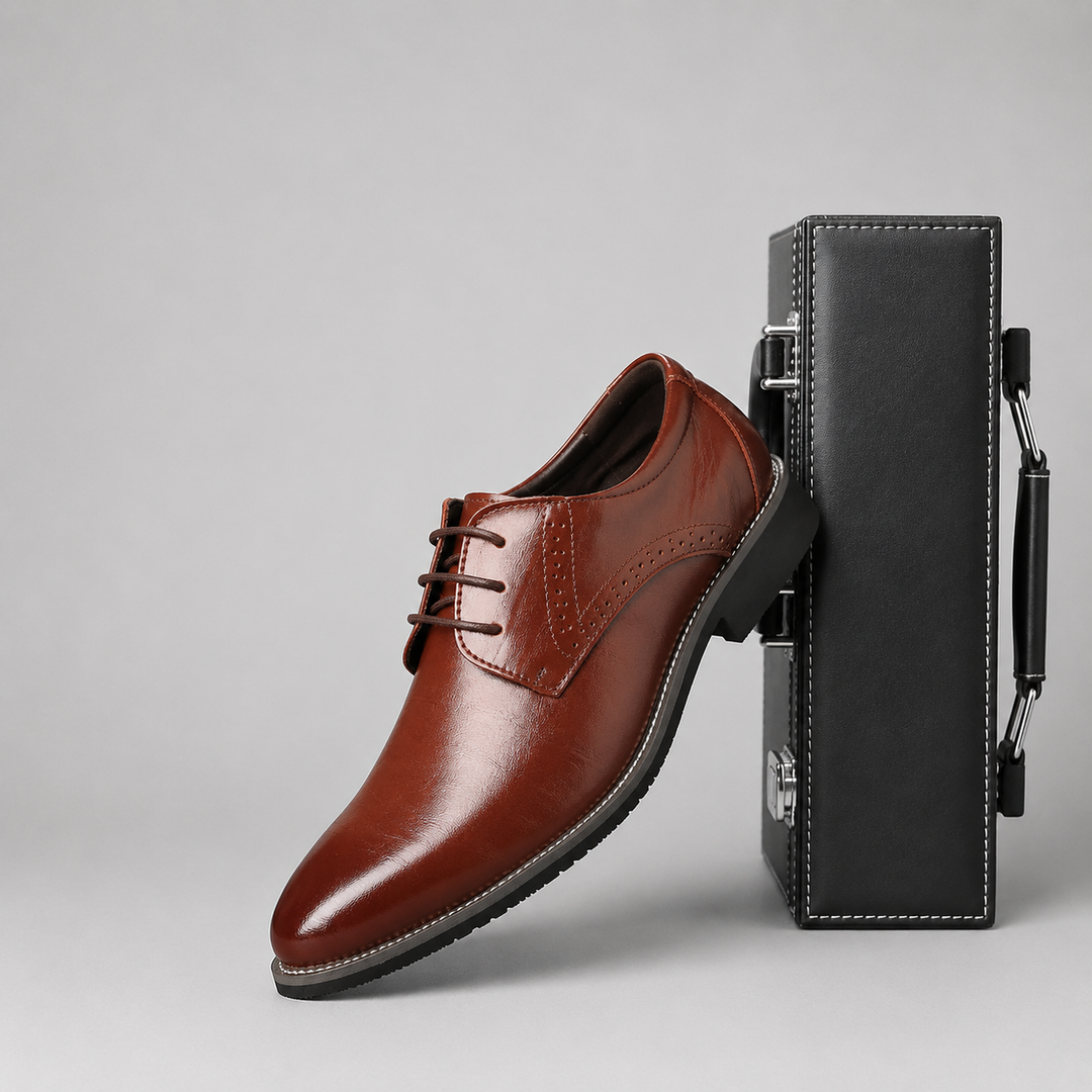 Men’s Formal Derby Shoes – Lightweight Smart Foot Wear