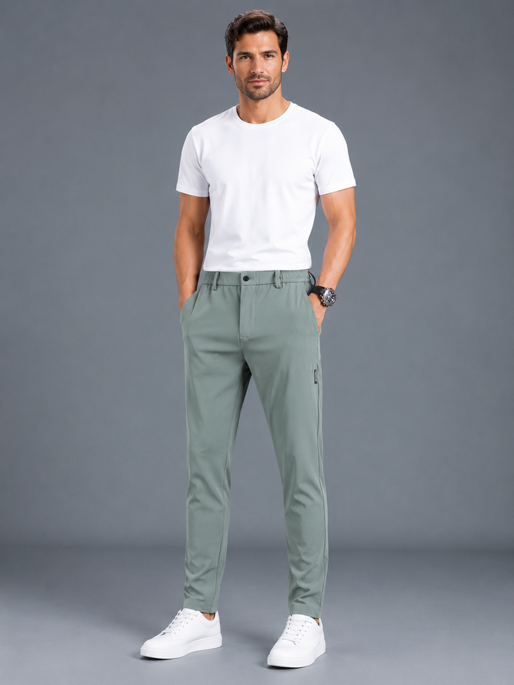 Men’s Stretch Smart Casual Trousers – Everyday Comfort Fit