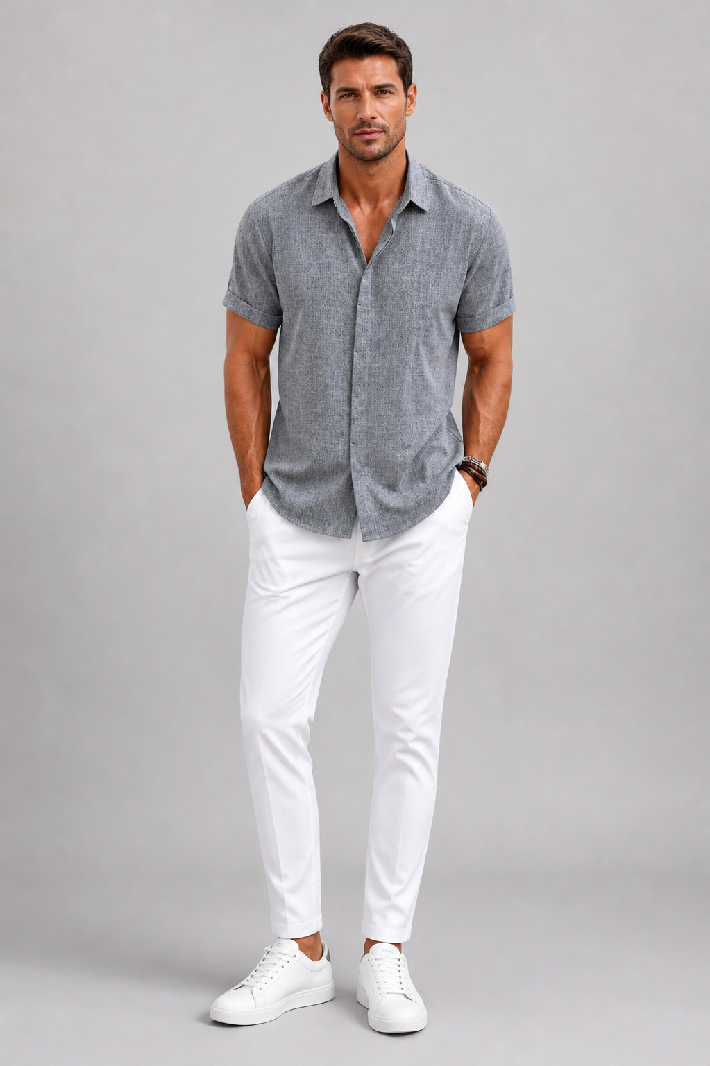 Men’s Linen Shirt – Lightweight Smart Casual Summer Shirt