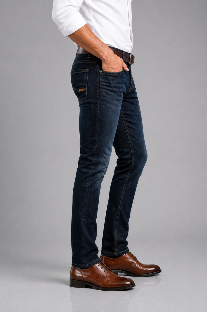 Men’s Stretch Chino Trousers – Slim Fit Smart Casual Pants