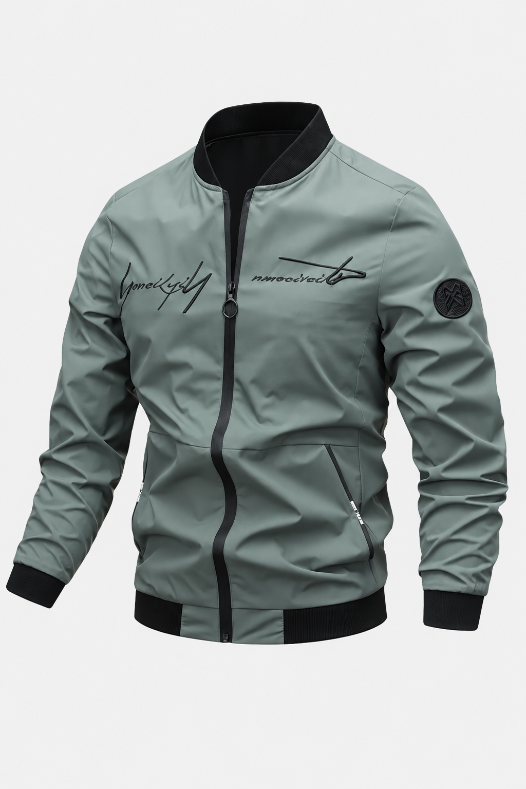 Men’s Embroidered Casual Jacket