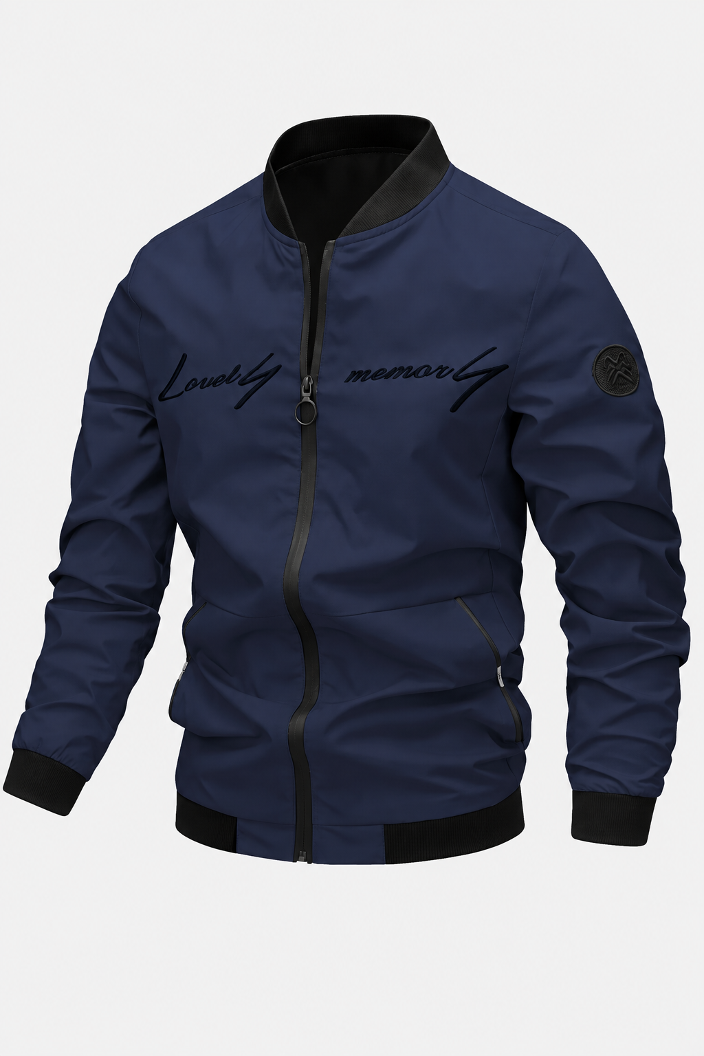 Men’s Embroidered Casual Jacket