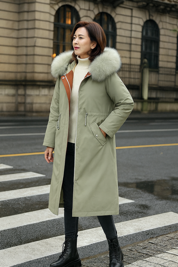 ArcticCharm™ - Hooded Parka Coat.
